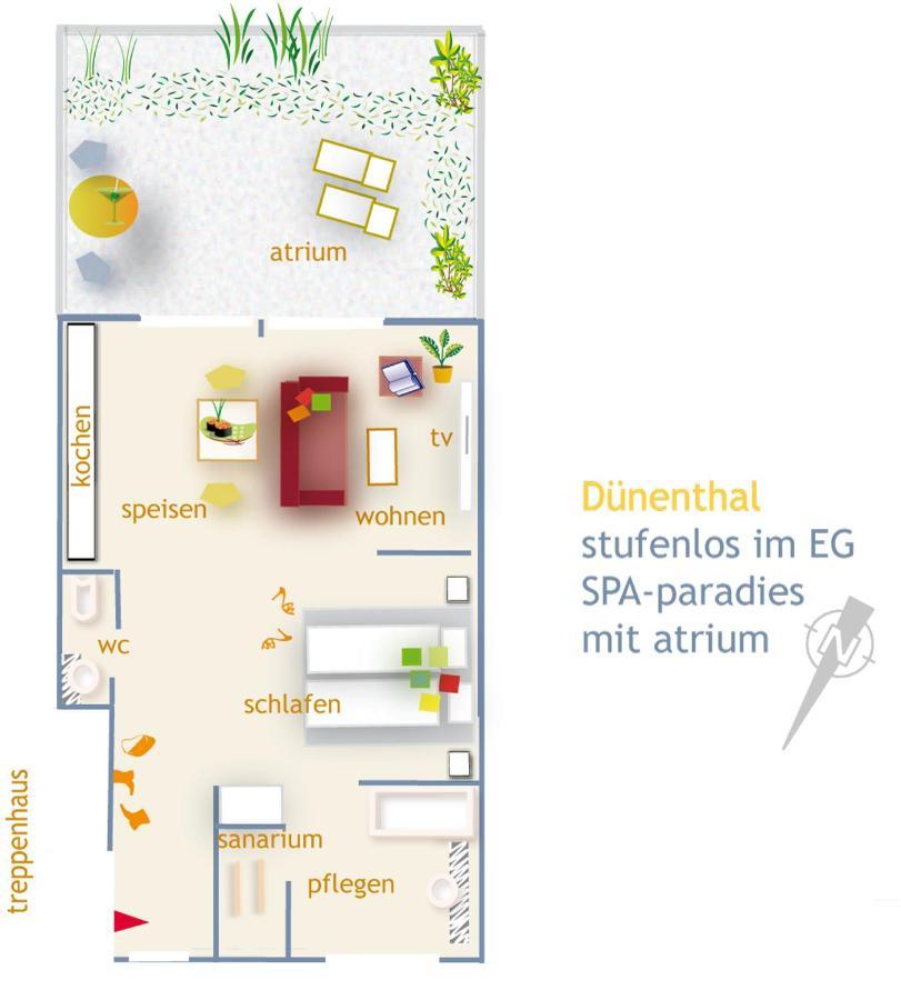 De Luxe Suite Duenenthal Norderney Eksteriør billede